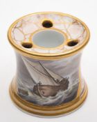 A rare Flight and Barr Worcester inkwell,