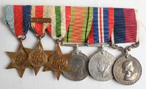 A WWII RAF group of six to 5248060 Sgt A N Thomas RAF: 1939-45 Star, Africa Star,