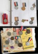 A collection of twenty-nine various Commemorative and Coronation medals and medallions in an