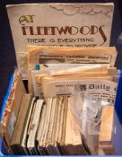 A collection of WWII ephemera: including National Registration Cards,