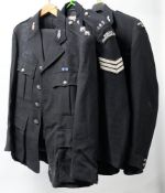 Five Special Constabulary uniforms and one jacket, Somerset Constabulary and Devon Constabulary.