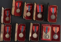 A group of ten Imperial Service Medals: comprising two GRV, three GRVI and five ERII,