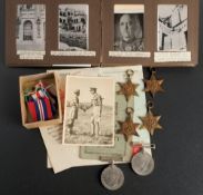 A WWII group of seven to Pte R Guest 1st King's Own Light Infantry: 1939-45 Star,