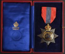 A George V Imperial Service Order, maker Elkington & Co, Birmingham 1926, in case of issue.