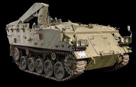 A British Army FV434 Full Tracked Armoured Repair Maintenance Vehicle: registration number '01 ED