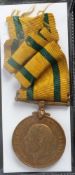 A Territorial Force War Medal to '1881 Pte F Sennett Wilts R':