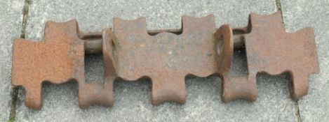 A WWII Panzer Tank track link: 65.
