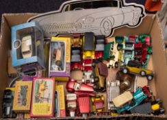 A group of seven boxed Matchbox Models of Yesteryear: together with a collection of loose MOY