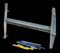 A British Army FV430 series engine jig and brackets for lifting K60 power units.