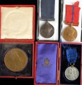 A City of London Police Jubilee Medal 1897 'PC 784 H Rose': a Coronation (Police) Medal 1902,