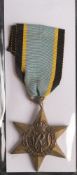A WWII Air Crew Europe Star: unnamed (worn)