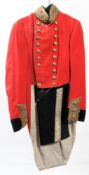 A British Army No 1 Dress Uniform: together with a No1 Mess tunic,