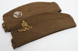 A WWII Cornwall Light Infantry forage cap: dated 1940,