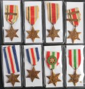 Four WWII Africa Stars,