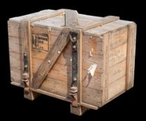 A British Army FV430 series Alison Gearbox in packing crate: