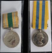 An Elizabeth II Korea medal to 'PJX/661761 L7 T E H Mackenzie AE': together with an Afghanistan