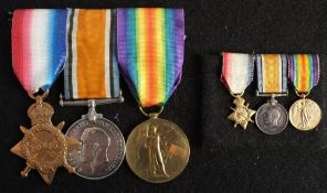 A WWI trio to '1824 Gnr A F Holmes': 1914-15 Star War Medal and Victory Medal together with