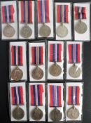 Thirteen WWII War Medals 1939-45: