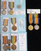 Four WWI Pairs: 'SE-20607 Pte H E Jones AVC' '122705 3 AM J Lane RAF' 'S4-035616 Sjt T Nimmo