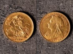 An 1899 Victorian Sovereign: