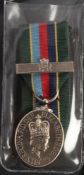 An Elizabeth II Volunteer Reserves Service Medal and bar to 'Lcpl M S Ryan RLC 24804392':