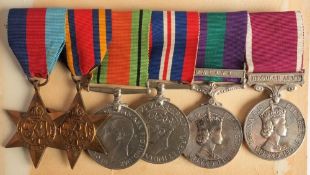 A WWII group of six to '1876603 W O CL;2 R Rainey RE': 1939-45 Star, Burma Star, Defence Medal,