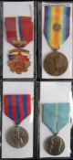 A WWI Czechoslovakian Victory Medal: together with a Security SNIB Medal,