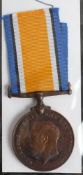 A WWI Bronze British War Medal to '11999 Pte J Nkays SANLC':