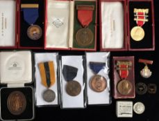 A group of various Trade and Merit medals: including a Bakers & Allied Trade Medal 1932,