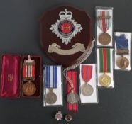 A Victorian Metropolitan Police 1887 Jubilee medal to 'PC W Richardson K Div': together with two
