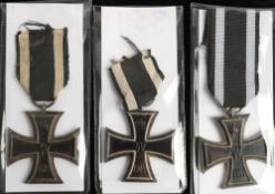 Three WWI Iron Crosses,