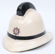 A 20th century Cromwell pattern County of Avon Fire Brigade Station Officer's helmet by Helmets