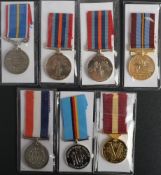 A South African Medal For War Services: together with a National Service Medal and five