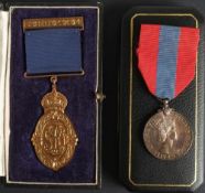 A George V Kaisar-i-Hind medal, Third Class, for Public Service in India: unnamed in case of issue,