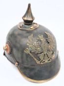 A reproduction M1860 pattern picklehaube:,