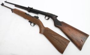 A Crossman 'M1-Carbine' B-B Air Rifle: together with a BSA .