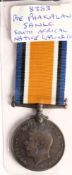 A Bronze WWI British War Medal to '8383 Pte Phakalance SNALC' (South Africa Native labour Corps):,