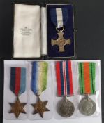A WWII Royal Navy Distinguished Service Cross group of five to Oscar Samuel Taylor Slope,