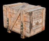 A British Army FV430 series Alison, reconditioned gearbox in packing crate.