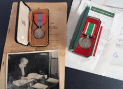 A GRVI Imperial Service Medal to Lillian Ethel Abbott,