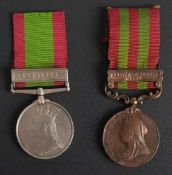 A Victorian Afghanistan Medal with Kandahar clasp: worn,