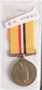 An Elizabeth II Iraq Medal to '25160539 Pte D F Morris RLC':