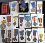 A collection of Church and Religious society jewels and medallions: including an attendance