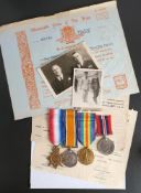 A South African WWI trio to '3480 Van Nielirk J S 1 SAMR' 1914-18 Star War Medal,