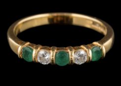 An 18 carat gold,