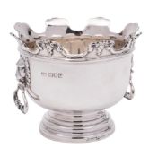 A George v silver rose bowl, maker goldsmiths & Silversmiths Co Ltd, London,