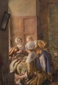 William John Wainwright [1855-1931]- Gossiping Spinsters,