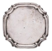 A George V silver salver, maker Harrison Brothers & Howson, Sheffield,