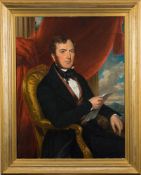English School Circa 1844, attributed to T Barton - Portrait of Charles Kirkby of Headingley,
