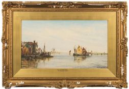 Thomas Bush Hardy [1842-1897]- San Pietro de Laguna,:- signed,